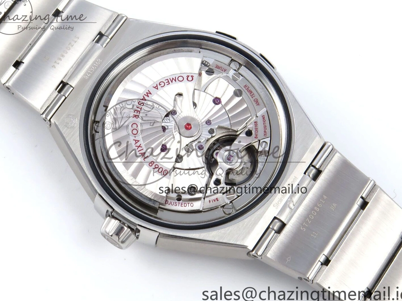 0214 Classic Constellation 41mm SS ASWF 1:1 Best Edition Green Dial on SS Bracelet A 7697